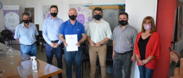 El municipio y la E.P.E firmaron un importante convenio