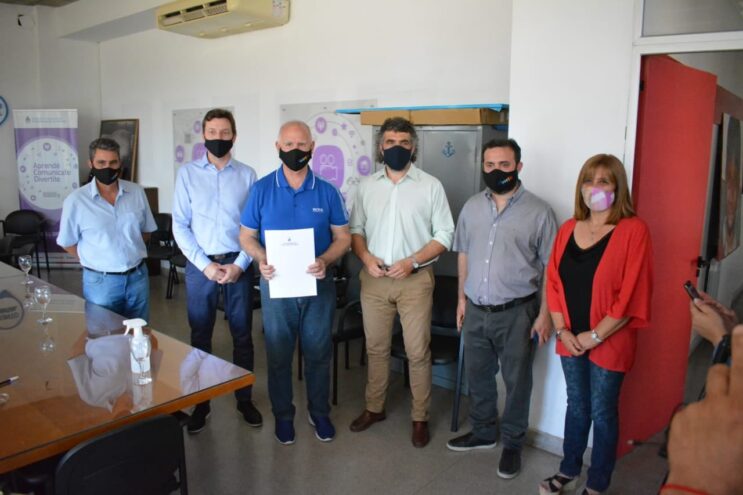 El municipio y la E.P.E firmaron un importante convenio