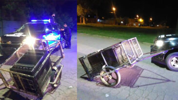 Llevaba una cocina en su carro y no pudo explicar de dónde la había sacado