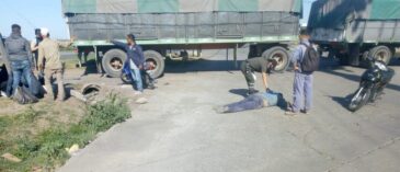 Dos beltranenses heridos al chocar con un camión en Ruta 11 y América