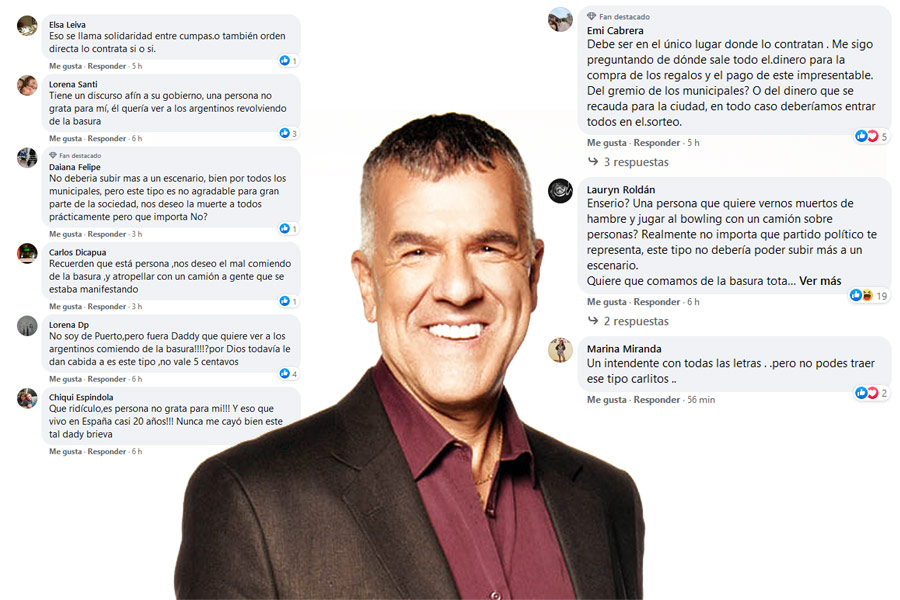 Vecinos de Puerto General San Martín repudian la presentación de Dady Brieva en la ciudad