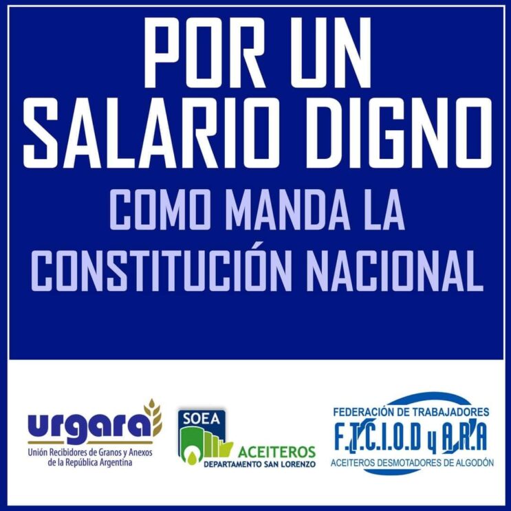 El S.O.E.A, U.R.G.A.R.A y La Federación se unen en lucha por sus trabajadores