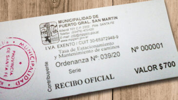 Aumenta en un 40% la tasa municipal de estacionamiento y mantenimiento de caminos