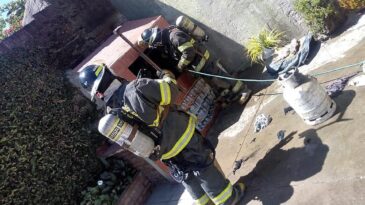 Bomberos zapadores lograron controlar un principio de incendio en barrio centro