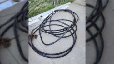 La policía detuvo a otro "robacables" tras una ardua persecución