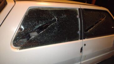 Sujeto fuera de sus cabales detenido por daños e intento de robo