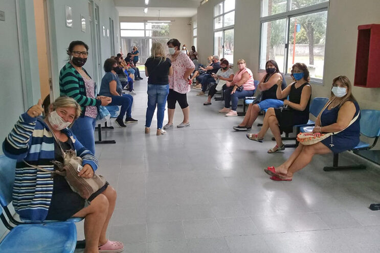 Comenzó el plan de vacunación para docentes en Puerto General San Martín