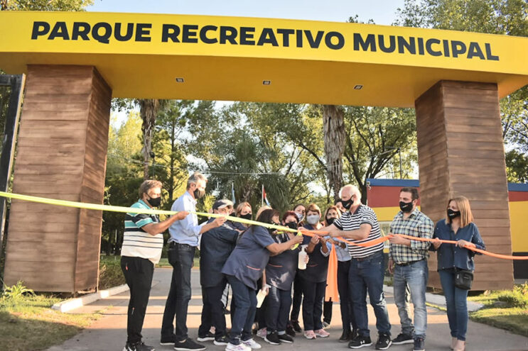 Quedaron inauguradas las nuevas obras en el Parque Recreativo Municipal