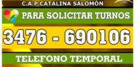 Habilitaron un número de teléfono para turnos en el Catalina Salomón