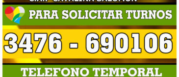 Habilitaron un número de teléfono para turnos en el Catalina Salomón