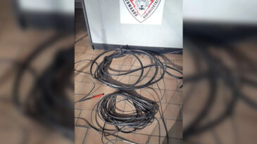 Salió a robar cables con un cuchillo Tramontina y lo atrapó la policía
