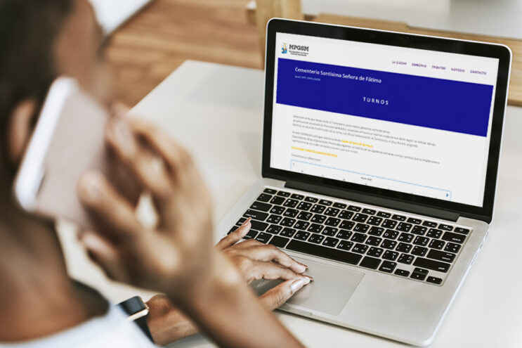 El municipio habilitó la solicitud de turnos para trámites en el cementerio local