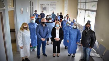 La Ministra de Salud de Santa Fe, Sonia Martorano, visitó Puerto General San Martín