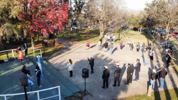 Emotivo acto por el Día de la Independencia en Puerto General San Martín