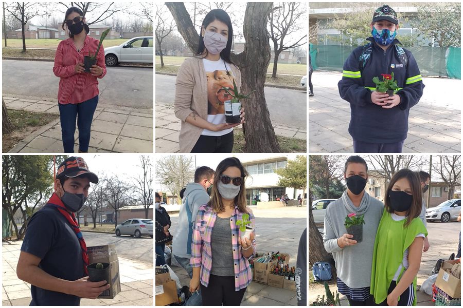 El Ecoclub PGSM realizó la edición del mes de julio de "Canje x Cambio"