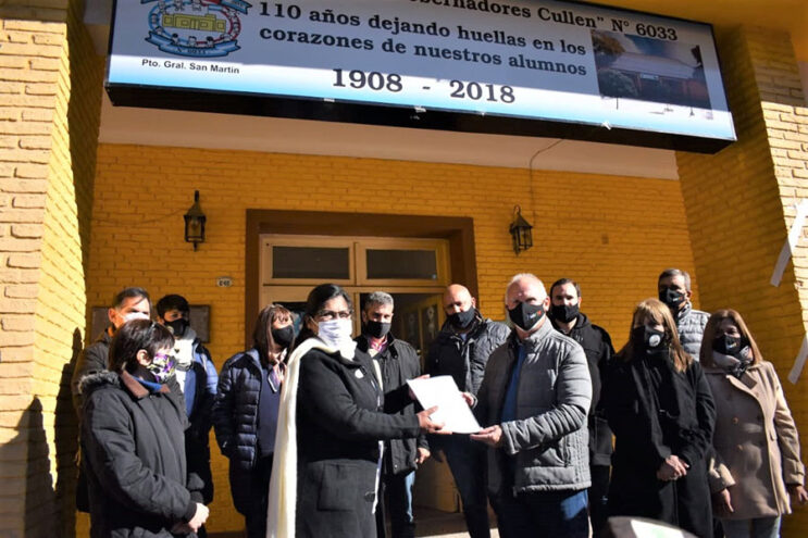 Millonario subsidio municipal para ampliar el comedor de la Escuela Nº 6033