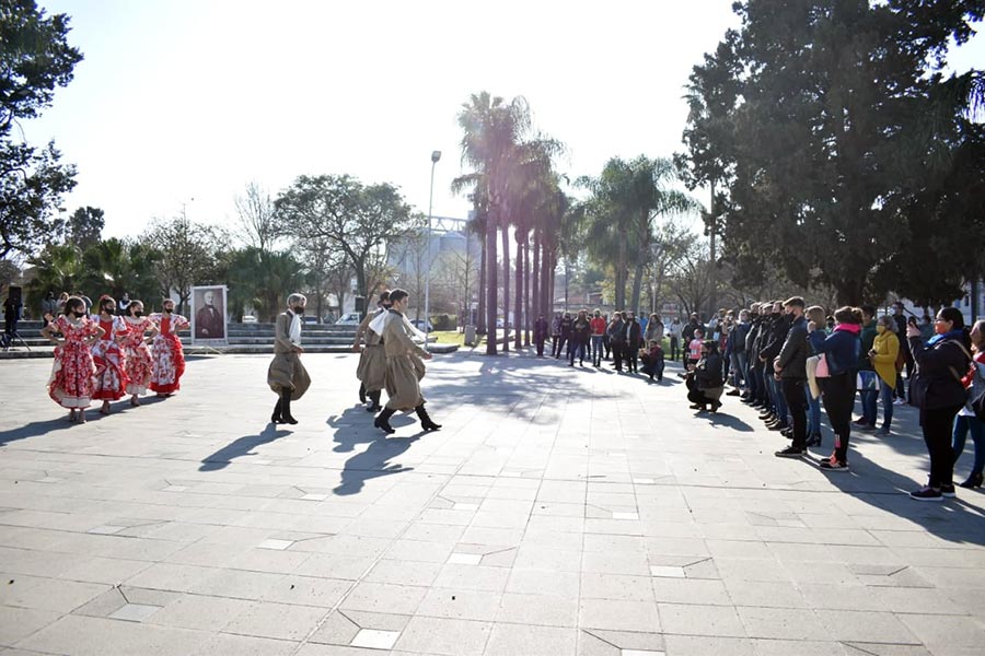 Se realizó un acto en homenaje al General José de San Martín