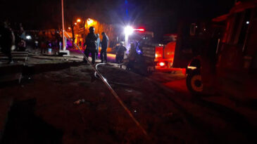 Incendio con pérdidas totales en una vivienda de Puerto General San Martín