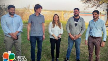 Candidato a intendente de la ciudad recibió el apoyo del Senador Martín Lousteau