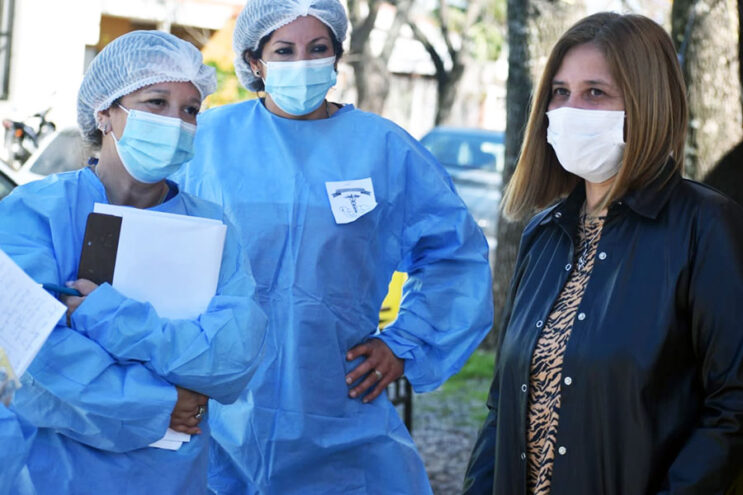 Intensa campaña sanitaria puerta a puerta en Puerto General San Martín