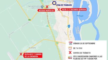 Por obras de bacheo, este sábado estará cerrado el acceso norte a la autopista