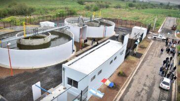 Se inauguró en la ciudad una moderna estación depuradora de aguas residuales