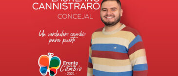 Candidato a concejal del Frente para el Cambio con alto perfil universitario