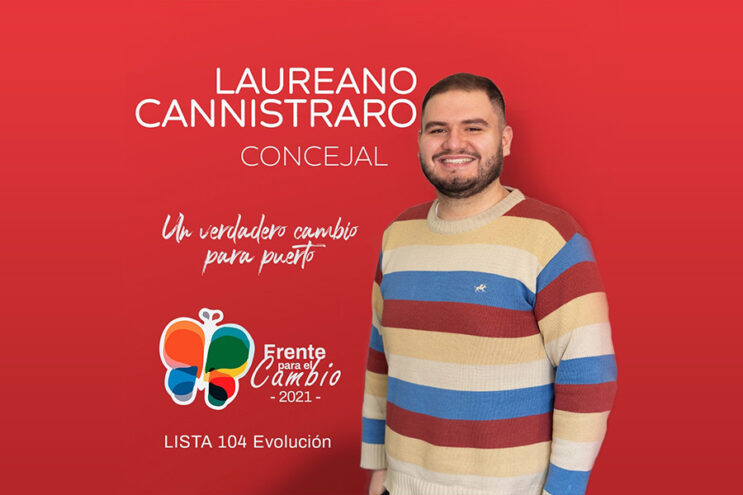 Candidato a concejal del Frente para el Cambio con alto perfil universitario