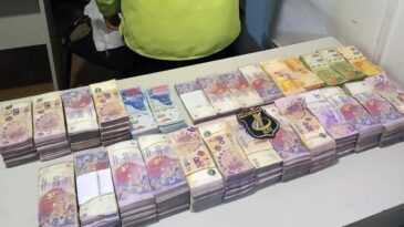 La policía de seguridad vial secuestró en la ciudad dinero de dudosa procedencia