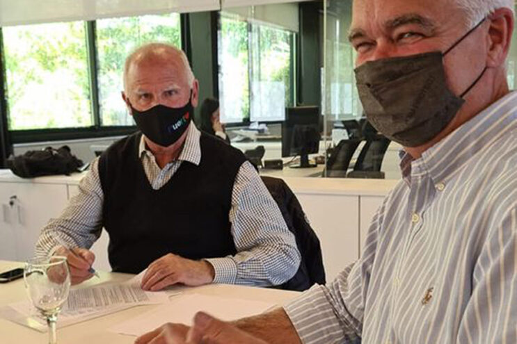 De Grandis firmó un convenio para construir un nuevo edificio municipal