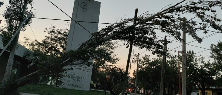 El municipio movilizado ante los daños provocados por el temporal que azotó a la ciudad