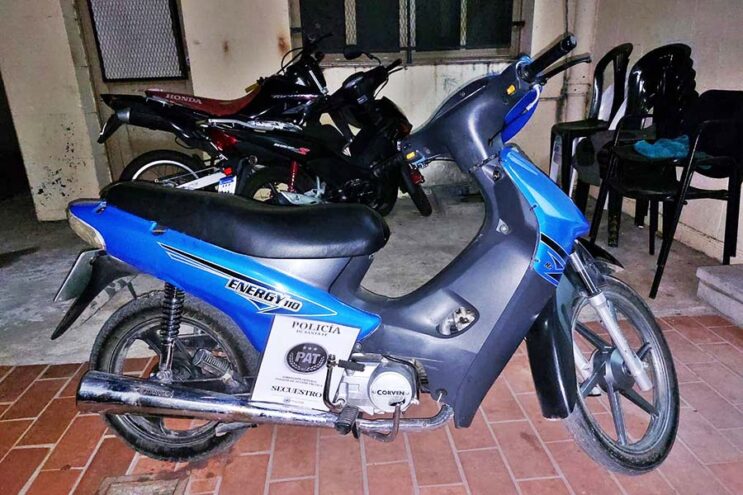 Detuvieron a un motociclista y le secuestraron gran cantidad de estupefacientes