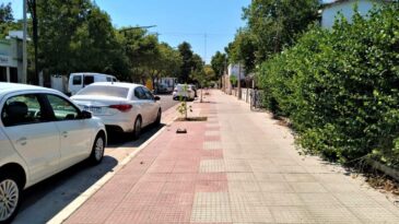 Avanza la construcción del centro comercial a cielo abierto de Puerto General San Martín