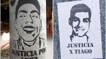 Tercera marcha en reclamo de justicia por las muertes de Ariel Lara y Tiago Molina