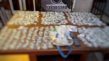 Dos detenidos y una importante cantidad de cocaína secuestrada en Barrio San Sebastián