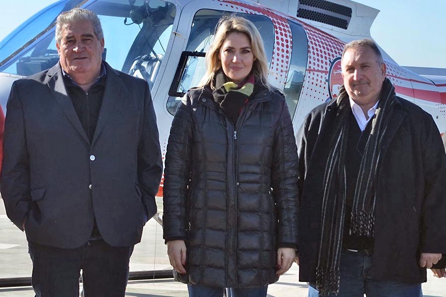 La Senadora Nacional Carolina Losada visitó la ciudad para interiorizarse sobre los incendios en la zona de islas