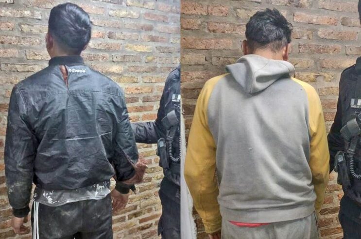 Dos malvivientes atrapados por la policía luego de robar en Barrio Tierra de Sueños