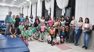 El grupo de Gimnasia Deportiva recibió un importante aporte económico