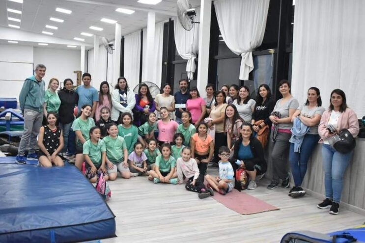 El grupo de Gimnasia Deportiva recibió un importante aporte económico