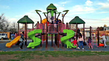 Así fue la inauguración de la remodelada plaza de Barrio Fátima