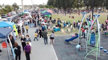 Se realizó una nueva edición de la Mega Feria Puertense en el circuito aeróbico de la ciudad