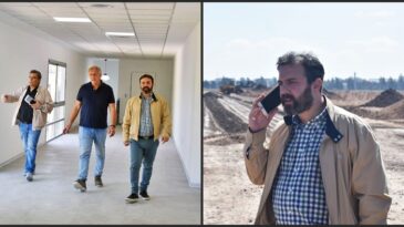 Juan Manuel De Grandis recorrió obras de vital importancia para la ciudad