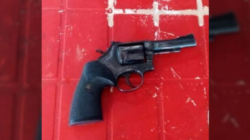 Un hombre quedó detenido por amenazar a su propia hija con un arma de fuego