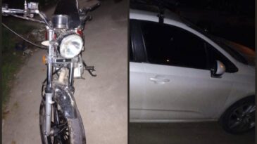 Un joven motociclista terminó en el hospital luego de colisionar con un automóvil