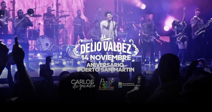La Delio Valdez actuará en la fiesta aniversario de Puerto General San Martín