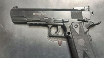 Dos menores fueron detenidos por la policía tras intentar robar con una réplica de arma de fuego