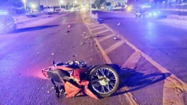 Joven motociclista de Puerto General San Martín perdió la vida al chocar con su moto