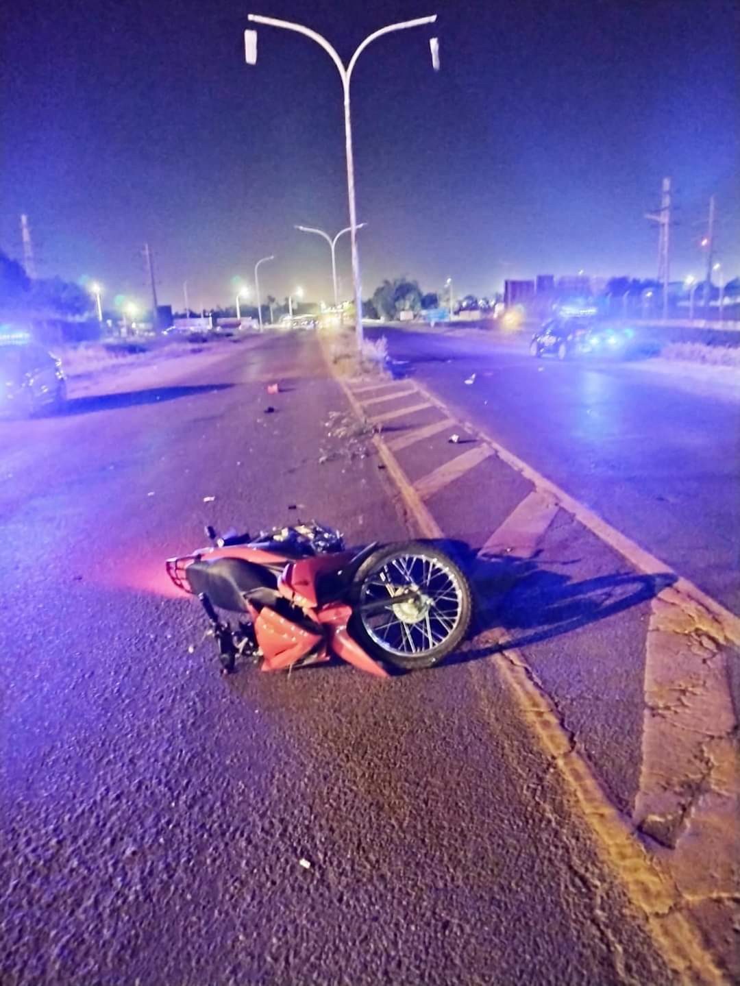 Joven motociclista de Puerto General San Martín perdió la vida al chocar con su moto