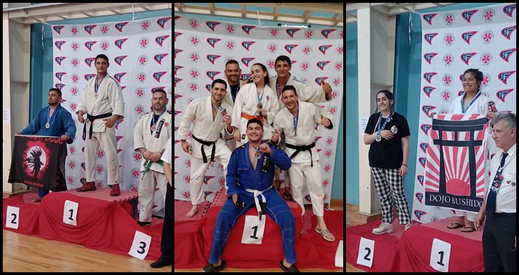 Podio y medallas de todos los colores para la delegación local en el Campeonato Argentino de Jiu Jitsu
