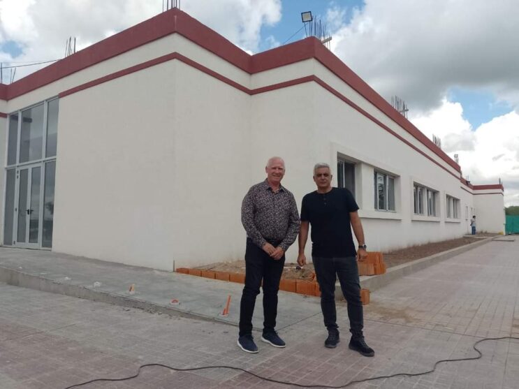 De Grandis y el rector de la U.N.R ultiman detalles para la inauguración del Polo Educativo Regional